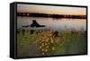 Arrow Island on Mississippi-benkrut-Framed Stretched Canvas