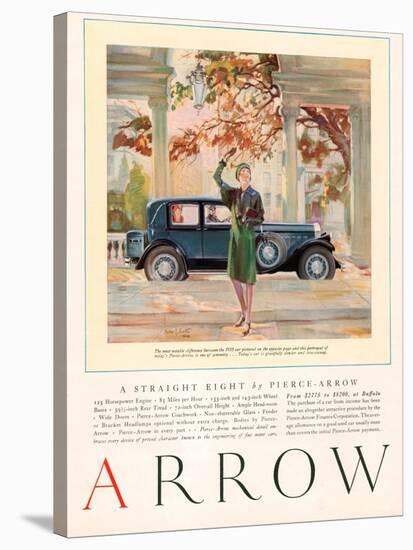 Arrow, Magazine Advertisement, USA, 1929-null-Stretched Canvas