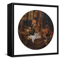 Arrow Maker-Pieter Brueghel the Younger-Framed Stretched Canvas