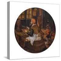 Arrow Maker-Pieter Brueghel the Younger-Stretched Canvas