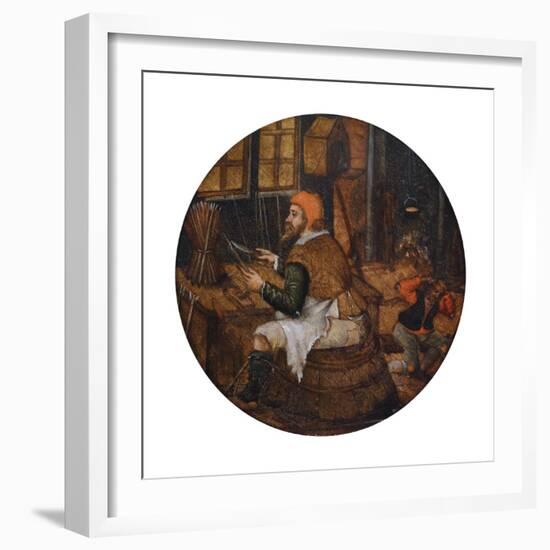 Arrow Maker-Pieter Brueghel the Younger-Framed Giclee Print