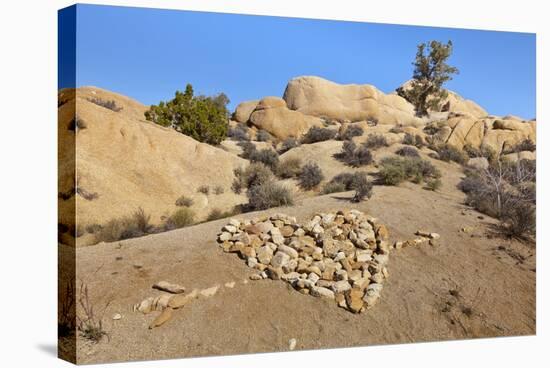 Arrow Through Heart, Joshua Tree NP, California, USA-Jaynes Gallery-Stretched Canvas