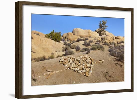 Arrow Through Heart, Joshua Tree NP, California, USA-Jaynes Gallery-Framed Photographic Print