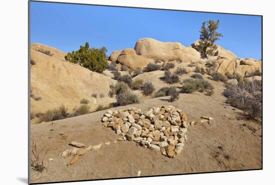 Arrow Through Heart, Joshua Tree NP, California, USA-Jaynes Gallery-Mounted Photographic Print