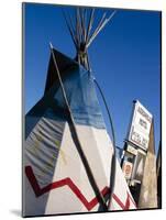 Arrowhead Motel Sign, Buffalo, Wyoming, USA-Nancy & Steve Ross-Mounted Photographic Print