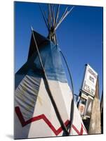 Arrowhead Motel Sign, Buffalo, Wyoming, USA-Nancy & Steve Ross-Mounted Photographic Print
