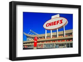 Arrowhead Stadium, home of the Kansas City Chiefs , Kansas City, MO-null-Framed Premium Photographic Print