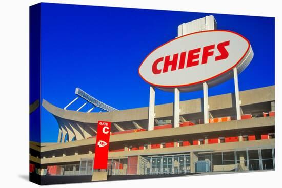 Arrowhead Stadium, home of the Kansas City Chiefs , Kansas City, MO-null-Stretched Canvas