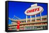 Arrowhead Stadium, home of the Kansas City Chiefs , Kansas City, MO-null-Framed Stretched Canvas