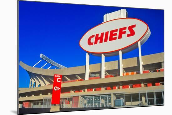 Arrowhead Stadium, home of the Kansas City Chiefs , Kansas City, MO-null-Mounted Photographic Print