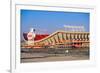 Arrowhead Stadium, home of the Kansas City Chiefs , Kansas City, MO-null-Framed Photographic Print