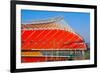 Arrowhead Stadium, home of the Kansas City Chiefs , Kansas City, MO-null-Framed Photographic Print