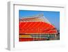 Arrowhead Stadium, home of the Kansas City Chiefs , Kansas City, MO-null-Framed Photographic Print