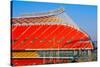 Arrowhead Stadium, home of the Kansas City Chiefs , Kansas City, MO-null-Stretched Canvas