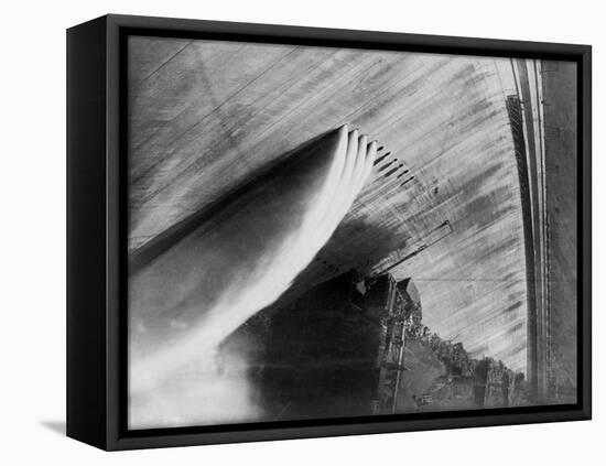 Arrowrock Dam in Boise Photograph - Boise, Idaho-Lantern Press-Framed Stretched Canvas