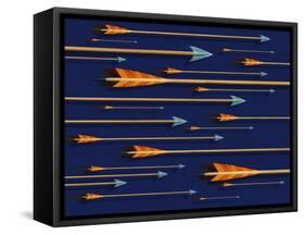 Arrows-sean gladwell-Framed Stretched Canvas