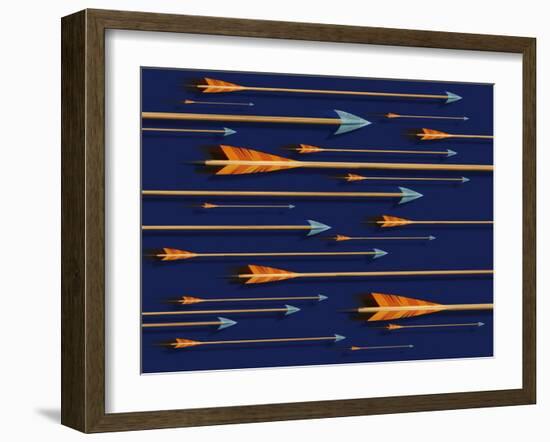Arrows-sean gladwell-Framed Art Print