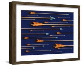 Arrows-sean gladwell-Framed Art Print