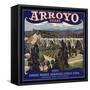 Arroyo Brand - Lamanda Park, California - Citrus Crate Label-Lantern Press-Framed Stretched Canvas