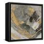 Arroyo Gold and Black-Albena Hristova-Framed Stretched Canvas