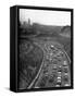 Arroyo Seco Parkway Which Shoots Traffic from Downtown L.A. Out to Pasadena-Loomis Dean-Framed Stretched Canvas