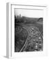 Arroyo Seco Parkway Which Shoots Traffic from Downtown L.A. Out to Pasadena-Loomis Dean-Framed Photographic Print