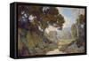 Arroyo Seco-Orin White-Framed Stretched Canvas