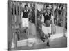 Arsenal FC Captain Eddie Hapgood Runs onto the Pitch at Highbury, London, 1930s-null-Stretched Canvas