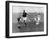 Arsenal Footballer Alex James Passes Three Manchester City Players, C1929-C1937-null-Framed Giclee Print