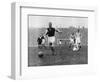 Arsenal Footballer Alex James Passes Three Manchester City Players, C1929-C1937-null-Framed Giclee Print