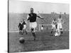 Arsenal Footballer Alex James Passes Three Manchester City Players, C1929-C1937-null-Stretched Canvas