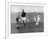 Arsenal Footballer Alex James Passes Three Manchester City Players, C1929-C1937-null-Framed Giclee Print