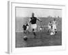 Arsenal Footballer Alex James Passes Three Manchester City Players, C1929-C1937-null-Framed Giclee Print