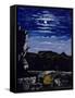 Arsenal Hill at Night-Niko Pirosmani-Framed Stretched Canvas