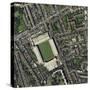 Arsenal's Highbury Stadium, Aerial View-Getmapping Plc-Stretched Canvas
