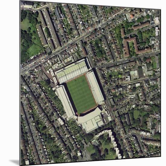 Arsenal's Highbury Stadium, Aerial View-Getmapping Plc-Mounted Photographic Print