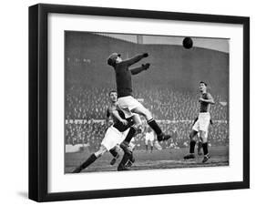 Arsenal Vs. Mansfield Town, F.A. Cup Fourth Round, 1929-null-Framed Photographic Print