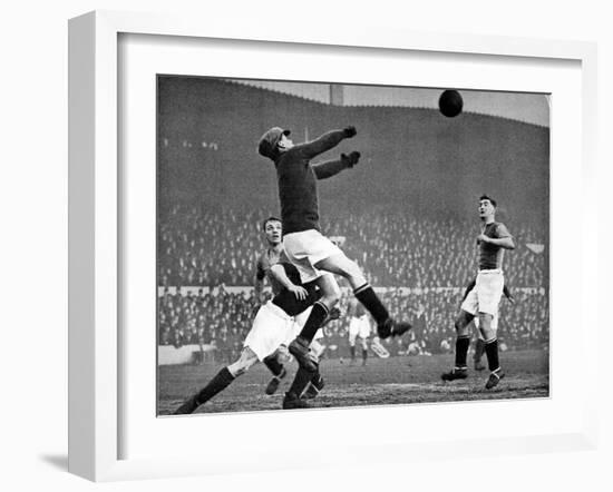 Arsenal Vs. Mansfield Town, F.A. Cup Fourth Round, 1929-null-Framed Photographic Print