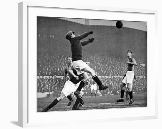 Arsenal Vs. Mansfield Town, F.A. Cup Fourth Round, 1929-null-Framed Photographic Print