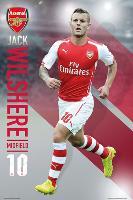 Arsenal - Wilshere 14/15-null-Lamina Framed Poster