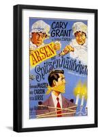 Arsenic and Old Lace, German Movie Poster, 1944-null-Framed Art Print