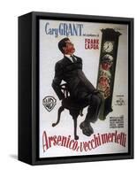 Arsenic and Old Lace, Italian Movie Poster, 1944-null-Framed Stretched Canvas