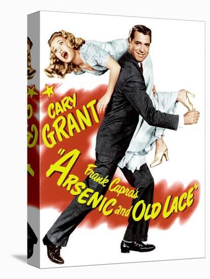 Arsenic and Old Lace, Priscilla Lane, Cary Grant, 1944-null-Stretched Canvas