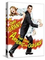 Arsenic and Old Lace, Priscilla Lane, Cary Grant, 1944-null-Stretched Canvas