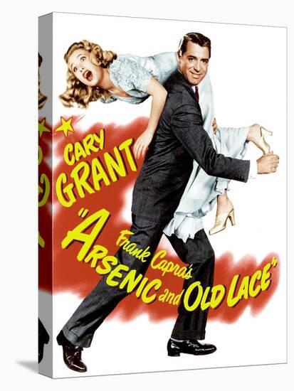 Arsenic and Old Lace, Priscilla Lane, Cary Grant, 1944-null-Stretched Canvas