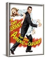 Arsenic and Old Lace, Priscilla Lane, Cary Grant, 1944-null-Framed Art Print