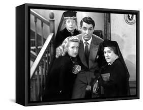 Arsenic and Old Lace, Priscilla Lane, Jean Adair, Cary Grant, Josephine Hull, 1944-null-Framed Stretched Canvas