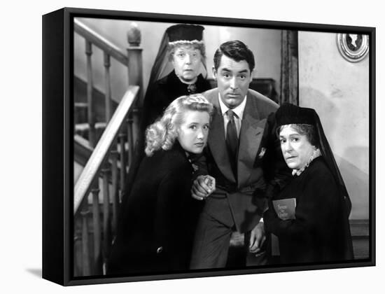 Arsenic and Old Lace, Priscilla Lane, Jean Adair, Cary Grant, Josephine Hull, 1944-null-Framed Stretched Canvas