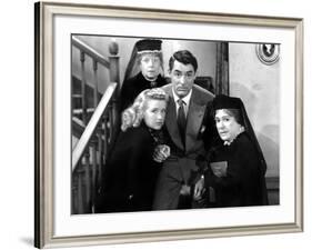 Arsenic and Old Lace, Priscilla Lane, Jean Adair, Cary Grant, Josephine Hull, 1944-null-Framed Photo