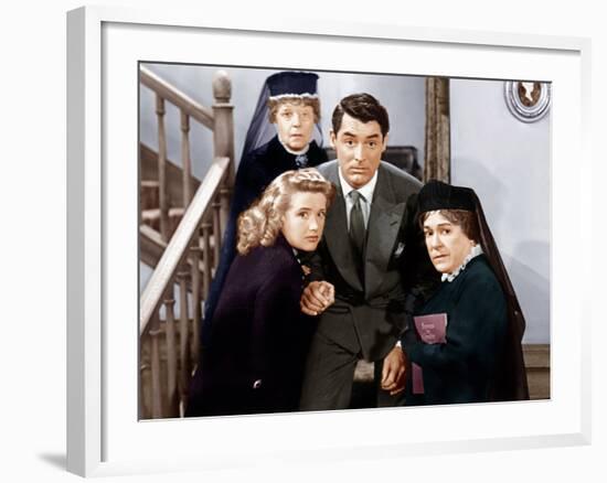 Arsenic And Old Lace, Priscilla Lane, Jean Adair, Cary Grant, Josephine Hull-null-Framed Photo